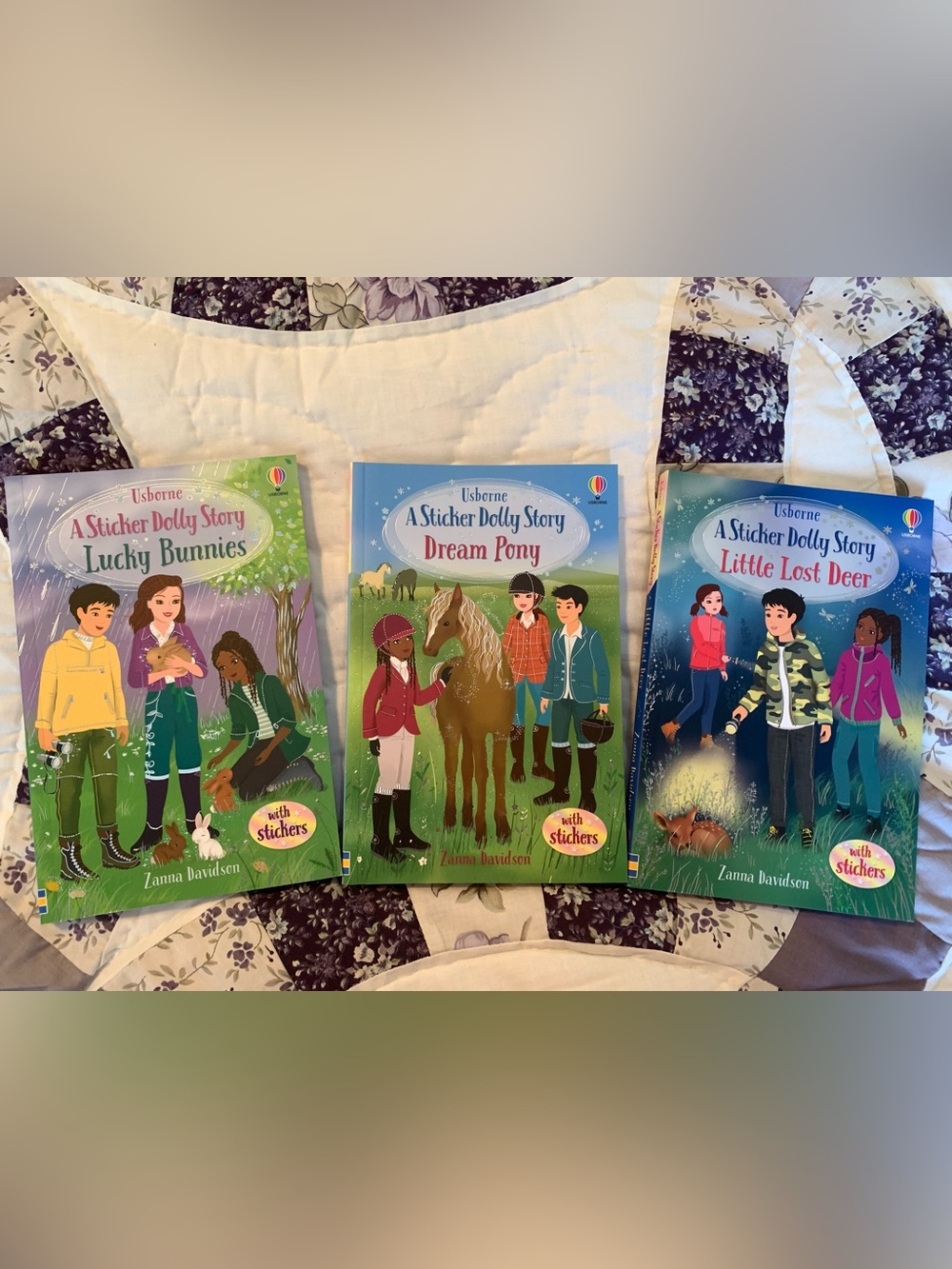 Usborne A Sticker Dolly Story: 3 book set